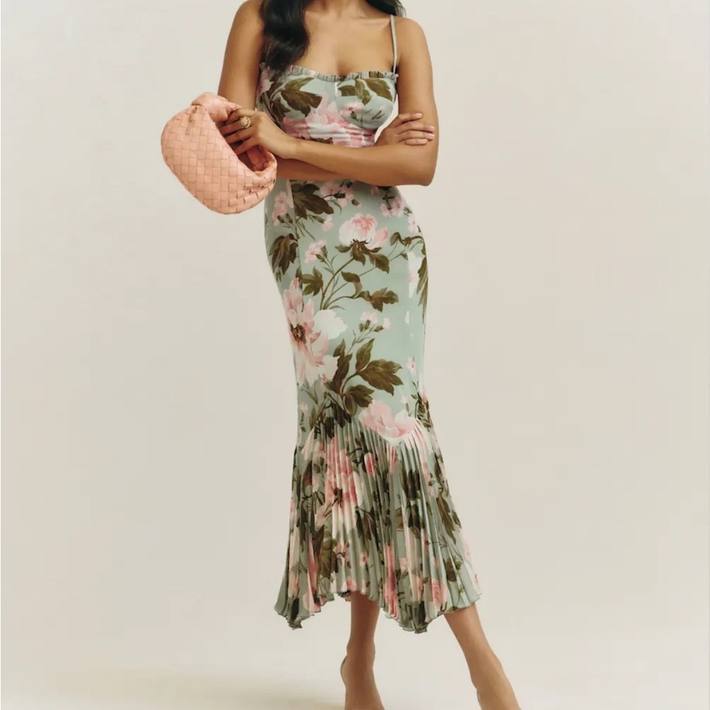 Reformation Aiko Floral Midi Dress